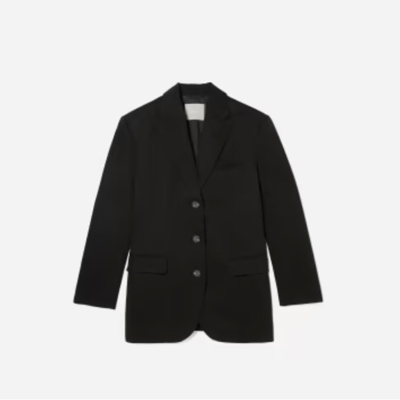 CK. Women’s Blazer. Made in Italy. 100% Fleece Wool. Black. Classic. - Picture 2 of 15